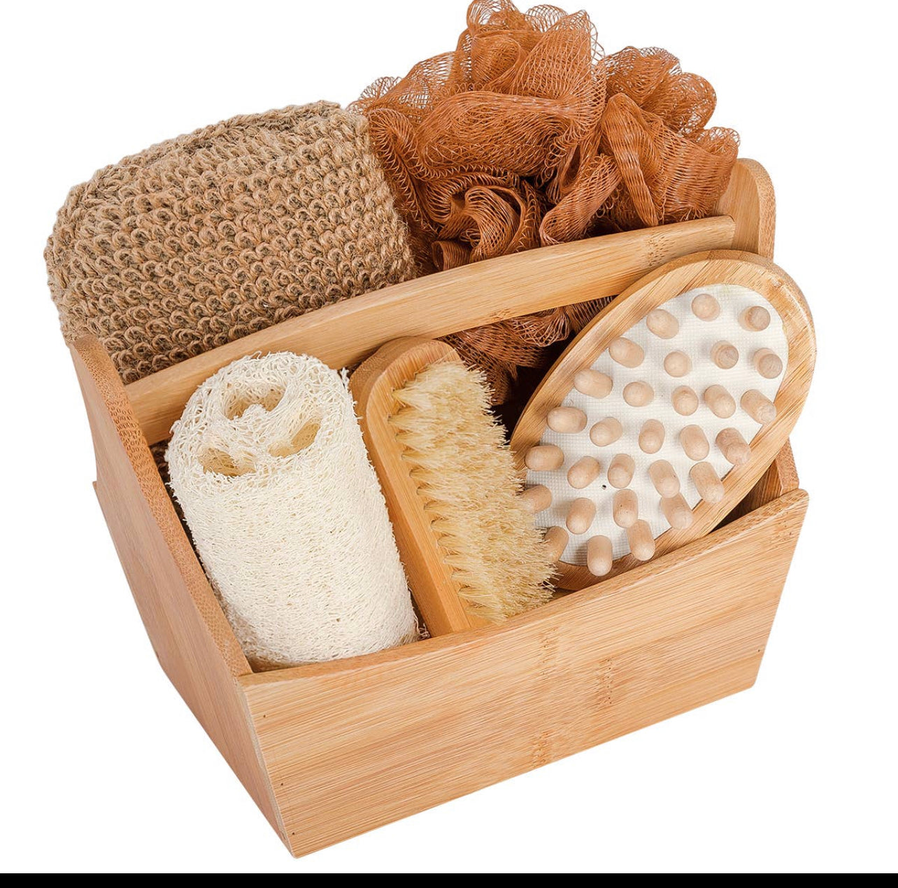 Spa Gift Basket in Bamboo