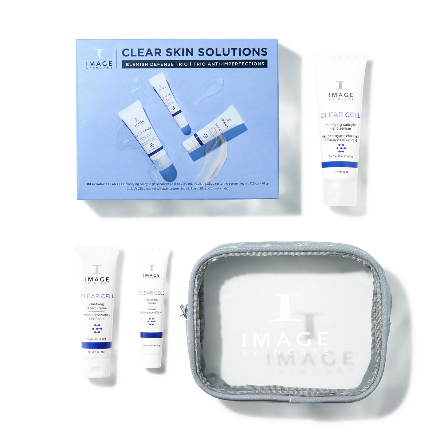 Clear Skin Solutions blemish defense trio